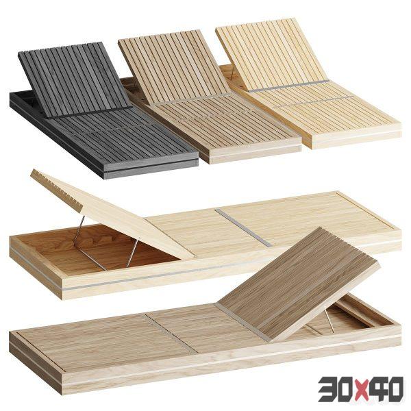 Ethimo ESSENZA | Garden chaise lounge