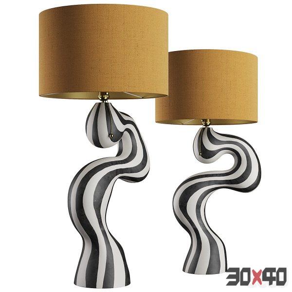 Ceramic table lamp by Jossolini-30x40 Mood
