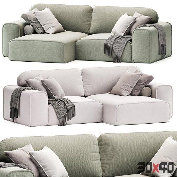 Sofa VIENA Corner from Divan.ru | Viena Sofa-30x40 Mood