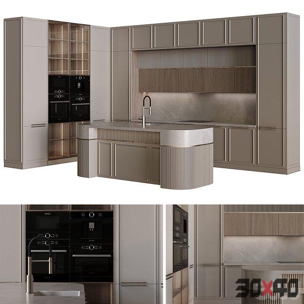 Neoclassical style kitchen 62-30x40 Mood