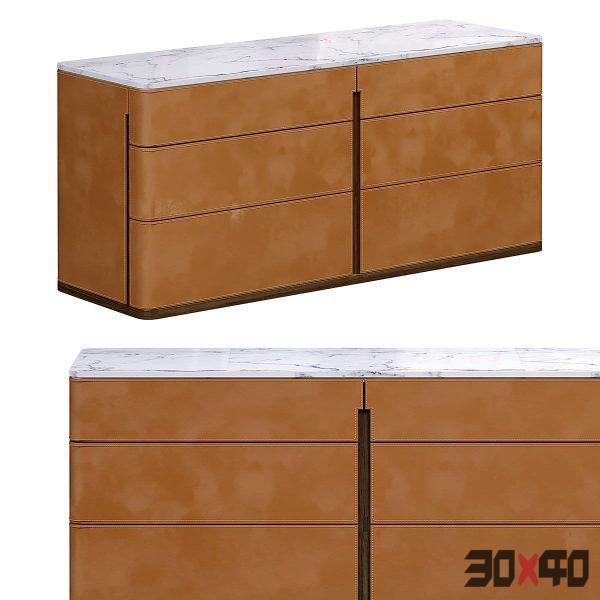 FIDELIO Chest of drawers By Poltrona Frau-30x40 Mood