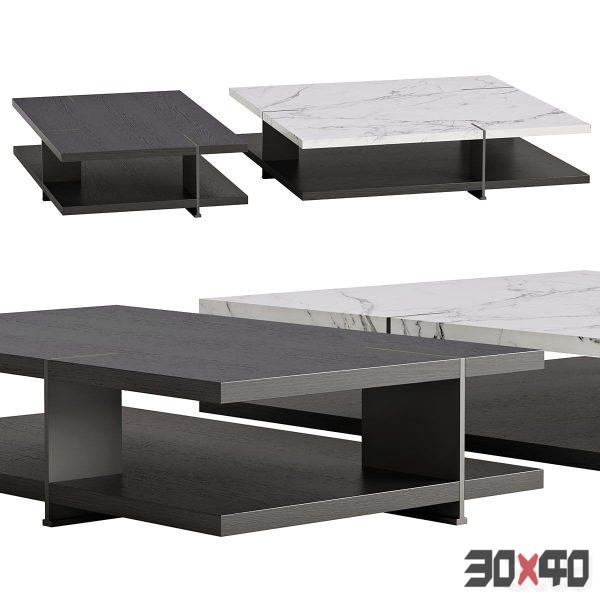 Poliform coffee tables BRISTOL-30x40 Mood