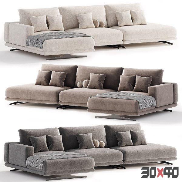 Zillis seat corner Sofa-30x40 Mood