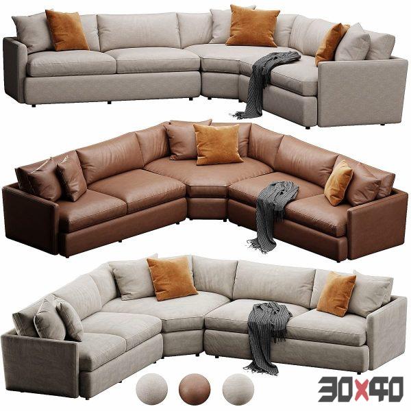 Crate&Barrel Lounge sofa-30x40 Mood