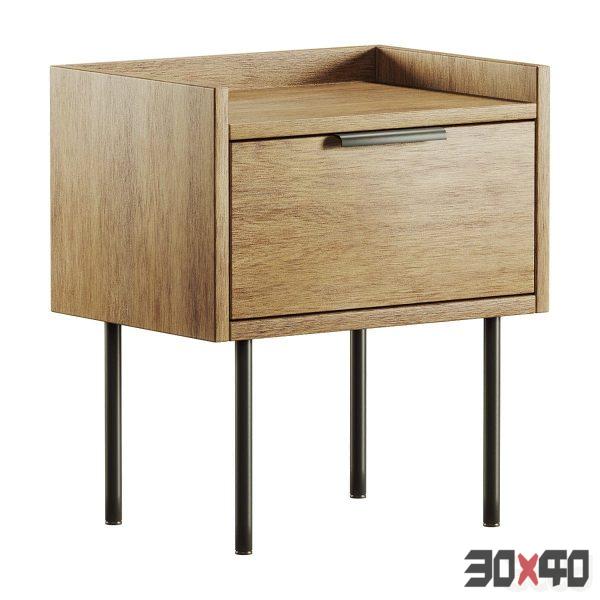 Bedside table Volga-30x40 Mood