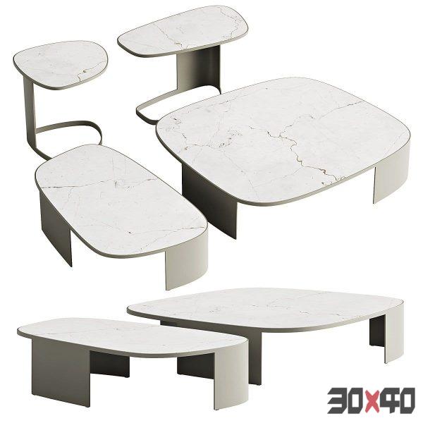Poliform KOISHI coffee tables-30x40 Mood