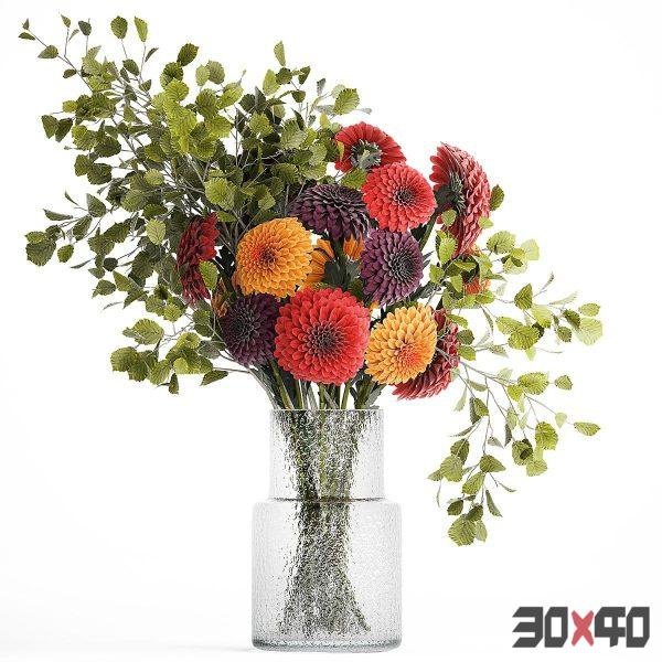 Bouquet of flowers. Set 385.