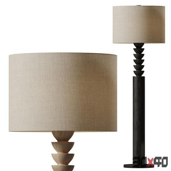 Lathe Floor Lamp-30x40 Mood