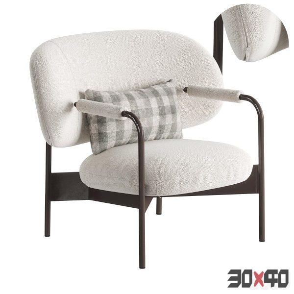 Cross lounge chair by Bonaldo