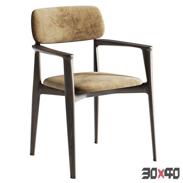 Poliform dining chair CURVE-30x40 Mood