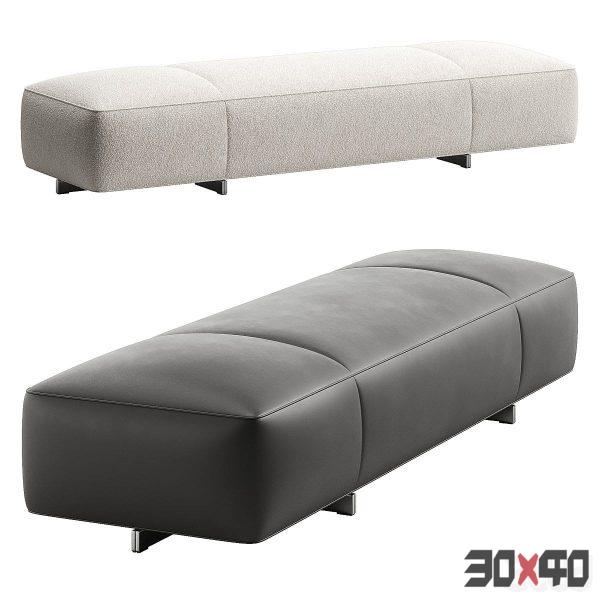 Yves Bench 2 by Minotti-30x40 Mood