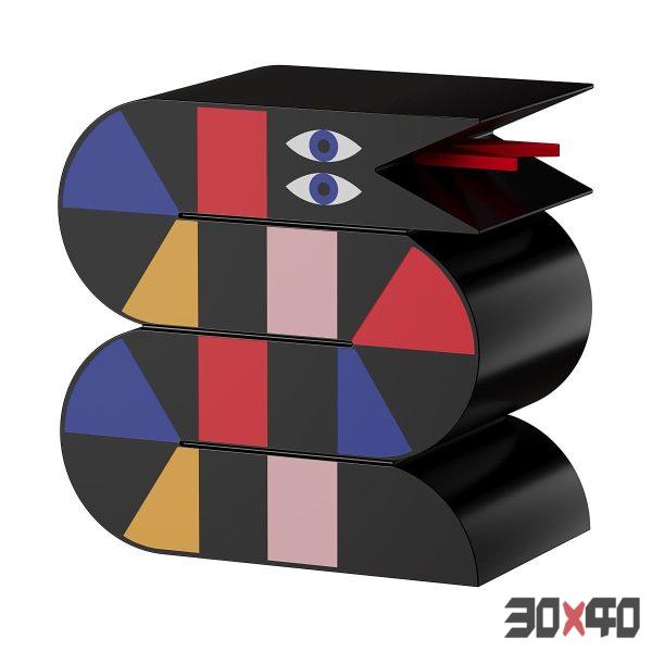 Qeeboo Oggian Mambo Coffee Table-30x40 Mood