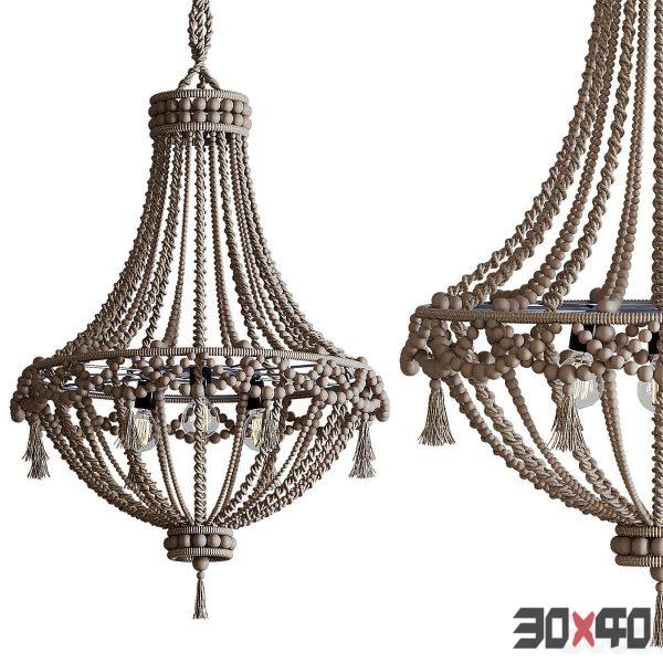 Macrame Chandelier-30x40 Mood