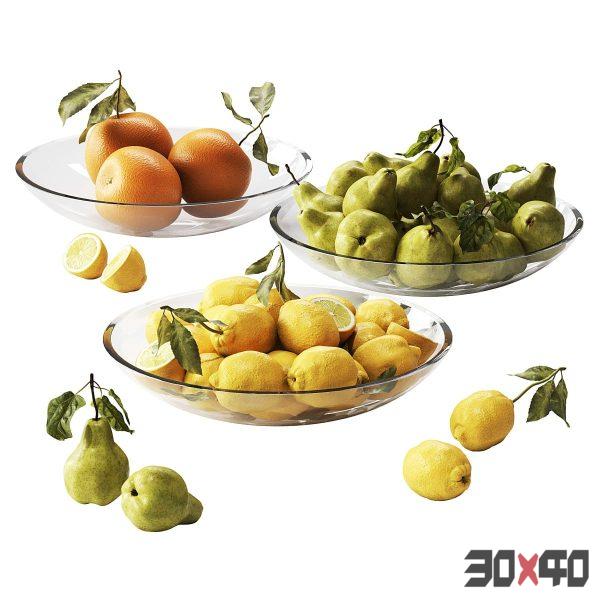 A set of different fruits-30x40 Mood