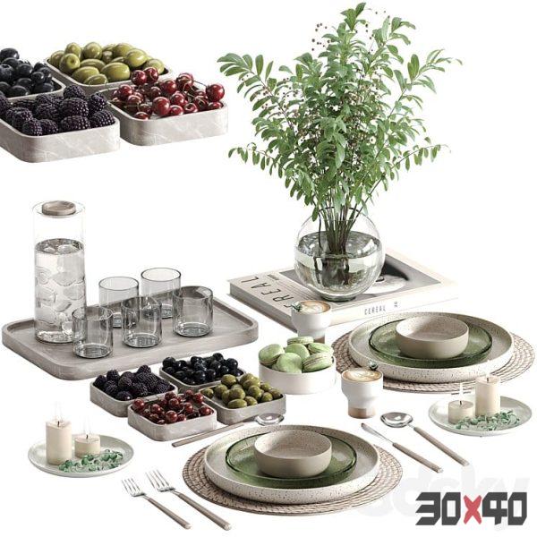tableware setting N040-30x40 Mood