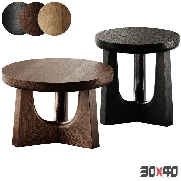 Poliform Nara Wooden Coffee Table