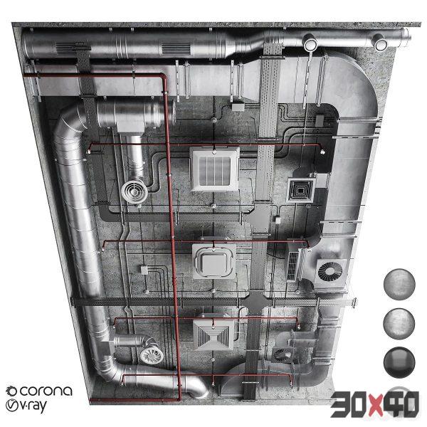 Ventilation system.-30x40 Mood