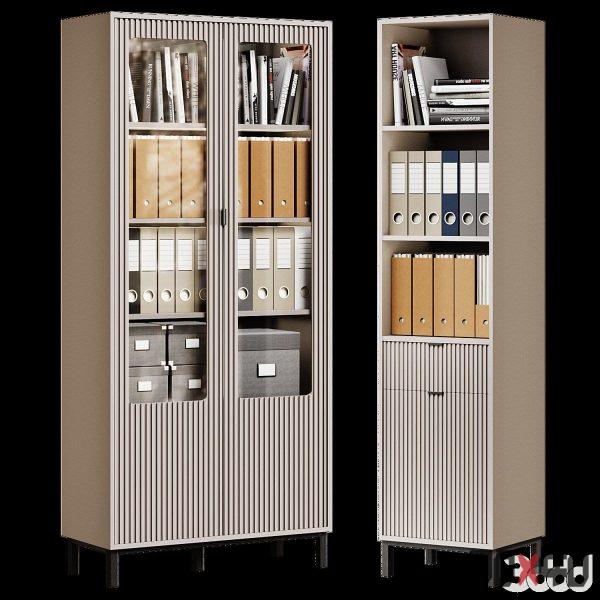 Showcase and rack Treyvis (Trejvis) Divan.ru (office filling)-30x40 Mood
