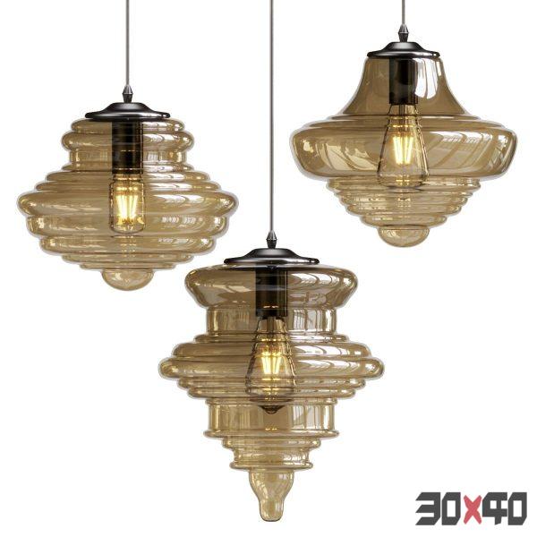 Retro Loft Glass Pendant lamp-30x40 Mood