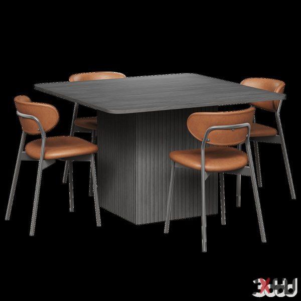 Table Hill (Hill) -2, chair Alex (Aleks), Divan.ru 4 options