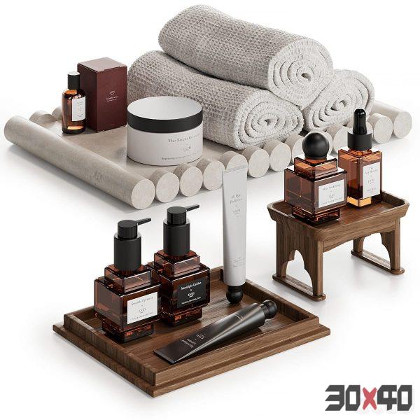 Decorative set for bathroom