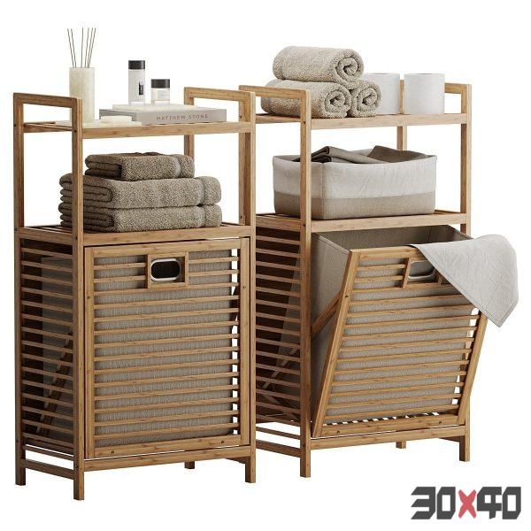 Bathroom decor and shelving Bambuchka-30x40 Mood