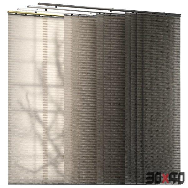 Semi Sheer Vertical Blinds 04
