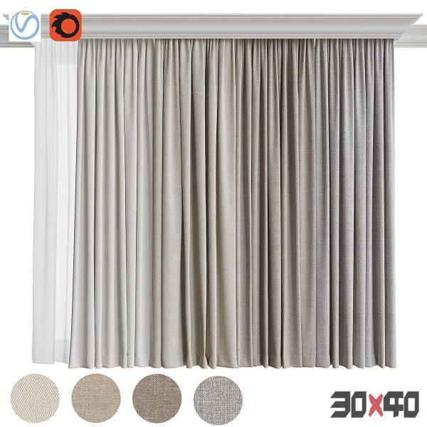 Curtain set 143-30x40 Mood