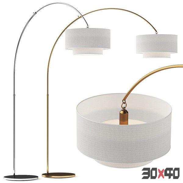 Sawyer Arc Kate Spade New York Floor Lamp-30x40 Mood