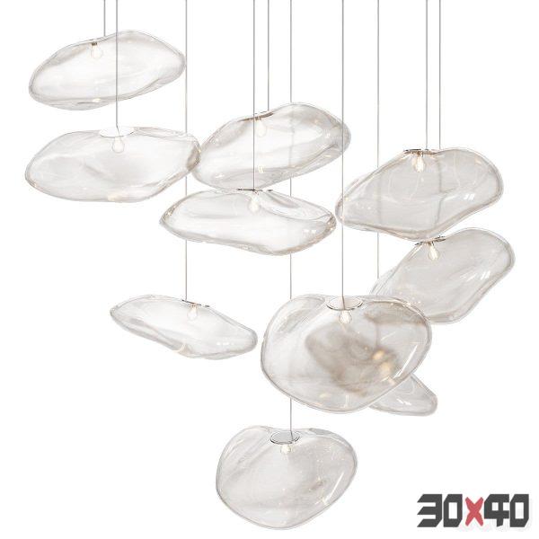 Bocci 73 random glass pendant light-30x40 Mood