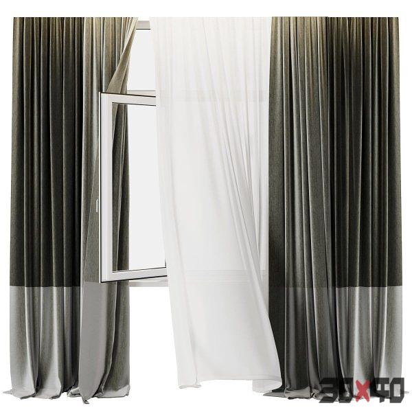 curtains green when open window 06 HBH