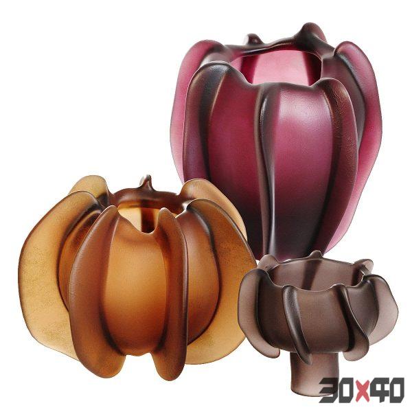 Naturalia murano glass vases by Michela Cattai-30x40 Mood