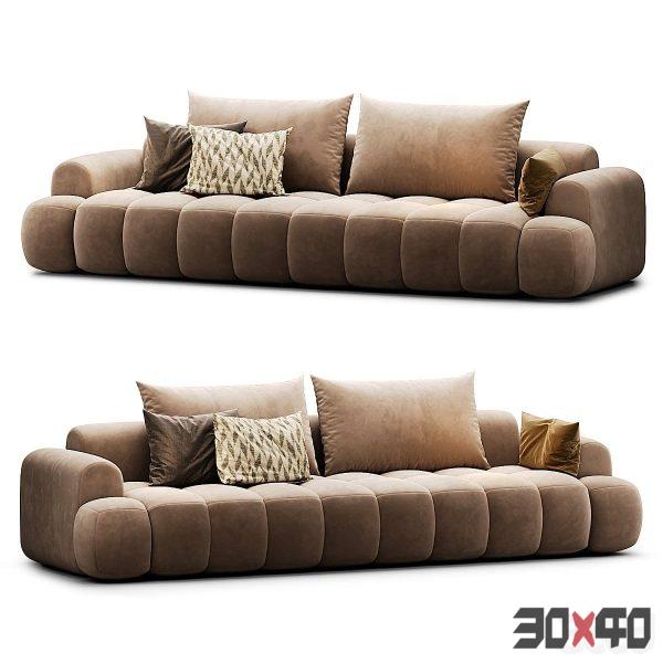 Italian Minimalist Casual Sofa-30x40 Mood