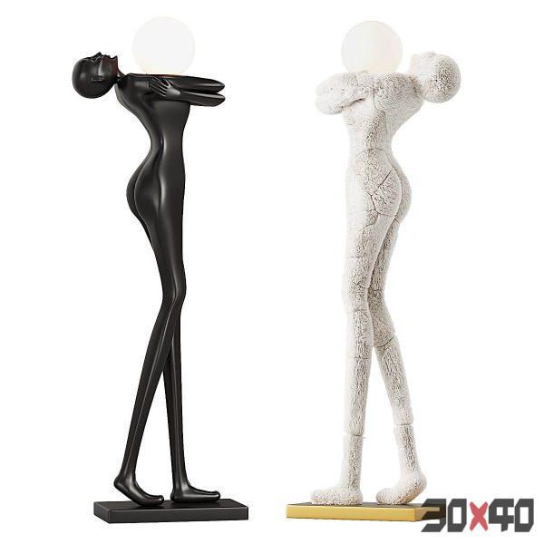 Humanoid Abstract Floor Lamp-30x40 Mood