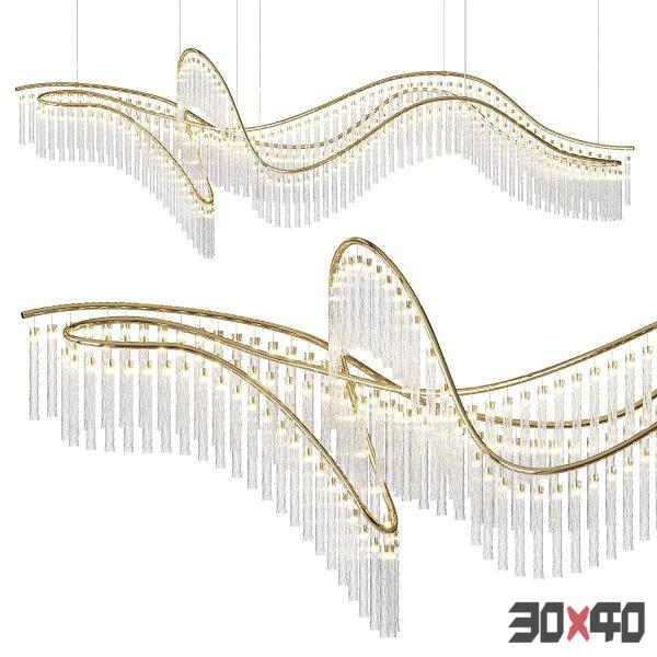 Eden Custom Linear Pendant-30x40 Mood