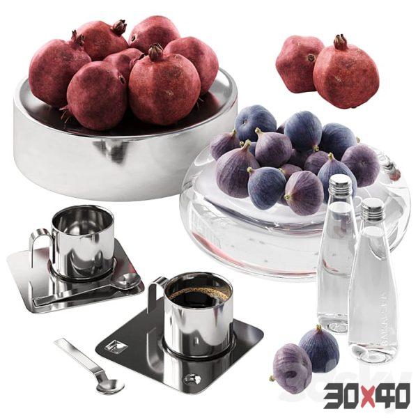 Fruit set | Pomegranate and Fig-30x40 Mood