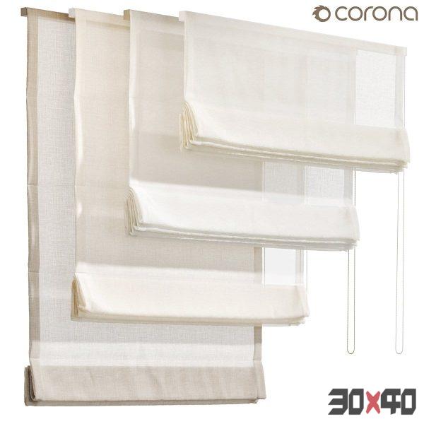 Roman blinds set 06, Roman blinds-30x40 Mood