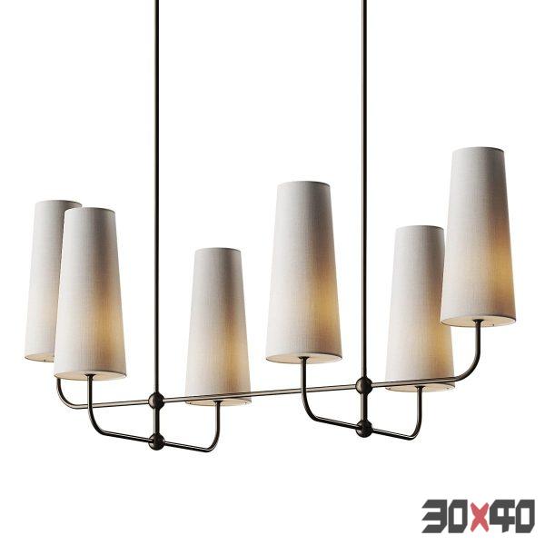 Allied Maker Bola 6 Chandelier-30x40 Mood