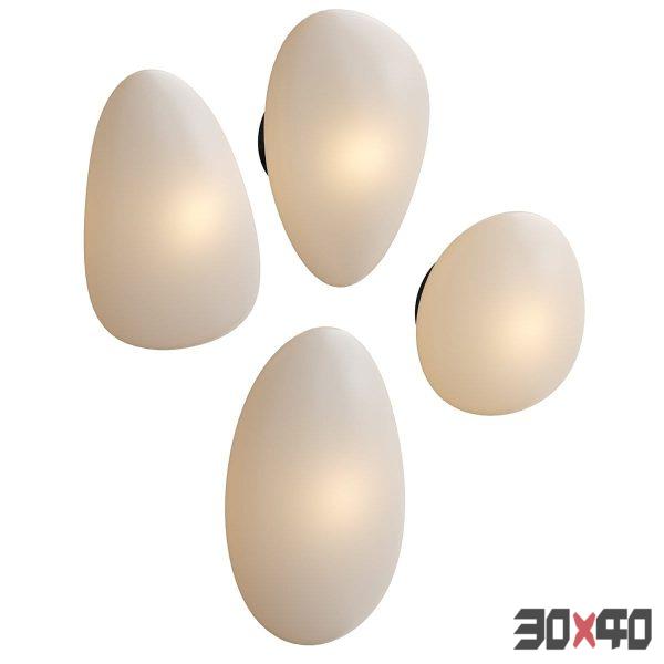 Bubble Glass Wall Lamp-30x40 Mood