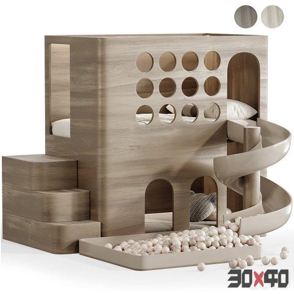 Designer Children's Bunk Bed-30x40 Mood