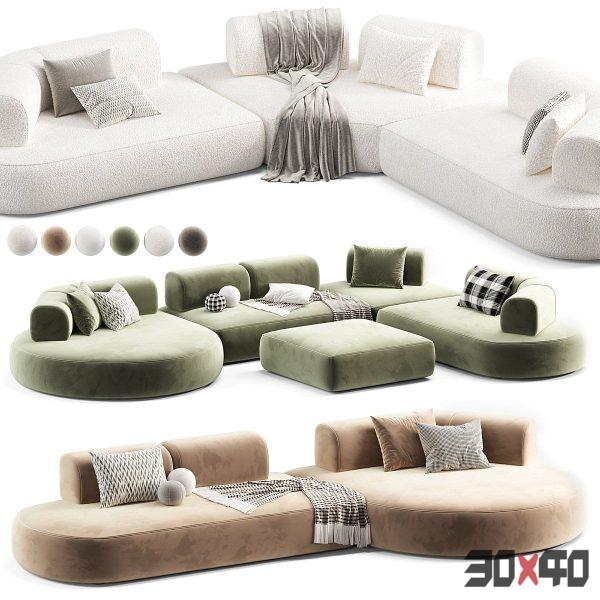 Corner Sofa Isla by Ditre Italia