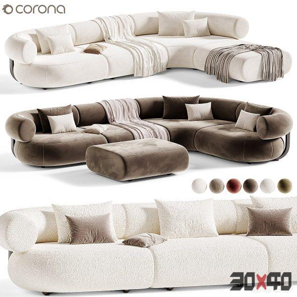 Fat Sofa Modular By Tom Dixon-30x40 Mood