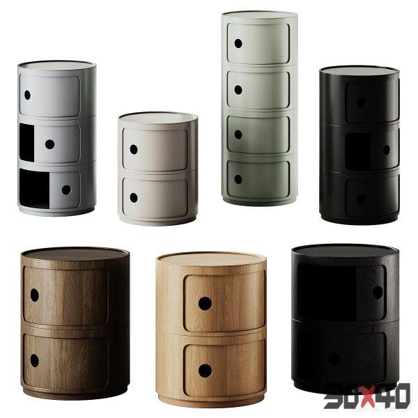 Kartell Componibili Sectional chest of drawers