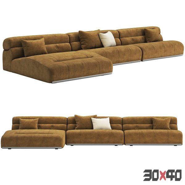 Coupe modular sofa by Minotti